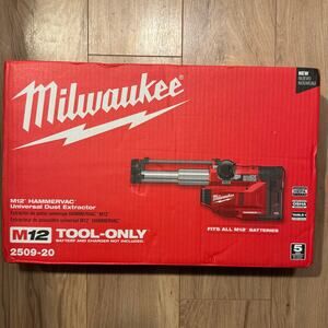 •NEW• MILWAUKEE M12 HAMMERVAC Universal Dust Extractor Kit (NO BATTERY!)